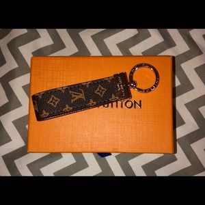 Louis Vuitton Monogrammed Dragonne Key Holder (M65221)